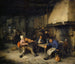 Spieler mit Geige und Bauern, die in einer Taverne trinken II - Adriaen van Ostade — Ansicht des Kunstwerks