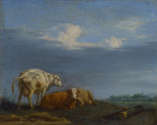 Kühe auf einer Wiese - Adriaen van de Velde — Ansicht des Kunstwerks