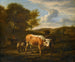 Landschaft mit Bergen und Kühen - Adriaen van de Velde — Ansicht des Kunstwerks