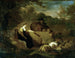 Bergers mit ihrer Herde bei einem Brunnen - Adriaen van de Velde — Ansicht des Kunstwerks