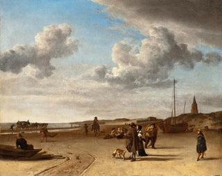 Adriaen van de Velde - The Beach Scheveningen.webp