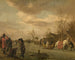 Winterfreuden - Adriaen van de Velde — Ansicht des Kunstwerks