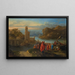 Der Christus Predigt am See Genezareth - Adriaen van der Cabel — gerahmtes Bild an der Wand