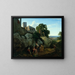 Ariccia - Adrian Ludwig Richter — gerahmtes Bild an der Wand