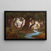 Landschaftsbild italienischer Fluss - Adrian Ludwig Richter — gerahmtes Bild an der Wand