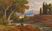 Landschaft in der Nähe der Sabiner Berge Rocca di Mezzo - Adrian Ludwig Richter — Ansicht des Kunstwerks
