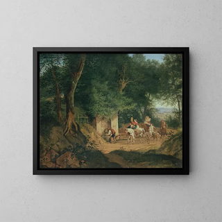 Adrian Ludwig Richter - The Well in the Wood at Ariccia.webp