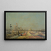 Tulpenfeld - Adrien Louis Demont — gerahmtes Bild an der Wand