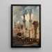Ein Basar in Kairo - Adrien Dauzats — gerahmtes Bild an der Wand