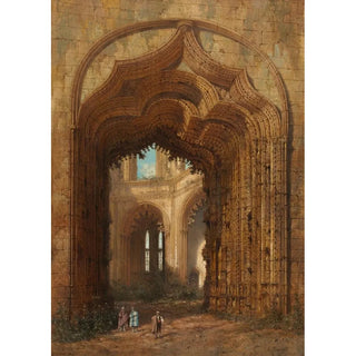 Adrien Dauzats - Ruined Church.webp