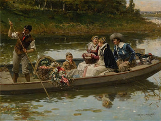 Rückkehr vom Markt - Adrien Moreau — Ansicht des Kunstwerks