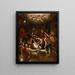Anbetung der Hirten - Aegidius Sadeler II — gerahmtes Bild an der Wand