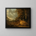 Landschaft mit Kühen und einem jungen Hirten - Aelbert Cuyp — gerahmtes Bild an der Wand