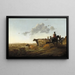 Landschaft mit Hirten - Aelbert Cuyp — gerahmtes Bild an der Wand