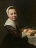 Portrait einer Mädchen mit Pfirsichen - Aelbert Cuyp — Ansicht des Kunstwerks