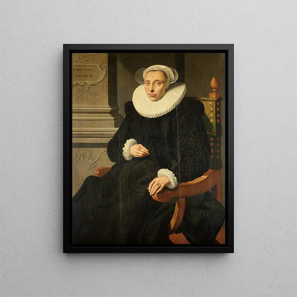 Aert Pietersz - Portrait of Elisabeth van Cronenburgh.webp