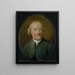 Selbstporträt - Aert Schouman — gerahmtes Bild an der Wand
