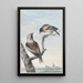 Zwei Vögel, ein Gimpel Coccothraustes coccothraustes und ein Erlenzeisig Fringilla montifringilla - Aert Schouman — gerahmtes Bild an der Wand