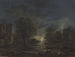eines Landschaftsbildes im Mondschein mit einer Herberge am Flussufer - Aert van der Neer — Ansicht des Kunstwerks