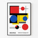 Poster Bauhaus - Bunte geometrische Formen