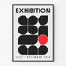 Poster Bauhaus Schwarz und Rot - Design 1923