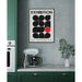 Poster Bauhaus Schwarz und Rot - Design 1923