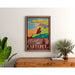 Vintage-Poster Carteret – Strand der Kanalküste und Überfahrt nach Jersey