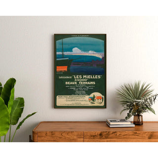 Affiche Cherbourg Tourlaville vintage – Lotissement "Les Mielles"