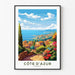 Poster Èze Côte d'Azur Vintage