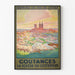 Vintage-Poster Coutances – Die Tolède des Cotentin in Blumen