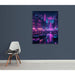 Poster Cyberpunk von Amsterdam