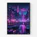 Poster Cyberpunk von Amsterdam