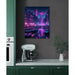 Poster Cyberpunk von Amsterdam