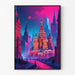 Poster Cyberpunk von Moskau — Wandpräsentation des Kunstwerks