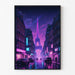 Poster Cyberpunk von Paris - Der Eiffelturm