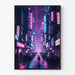 Tokyo Cyberpunk-Poster — Wandpräsentation des Kunstwerks