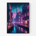 Poster Cyberpunk von Venedig