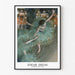 Poster Tänzerin Grün - Edgar Degas