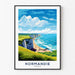 Vintage Poster der Normandie Klippen