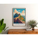 Poster Die Große Mauer von China Vintage