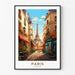 Poster Paris Vintage - Der Eiffelturm