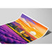 Poster Provence Vintage beim Sonnenuntergang
