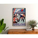 Poster Wintersport in Chamonix Vintage