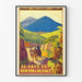 Poster Weine aus dem Elsass Vintage