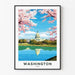 Poster Washington Vintage