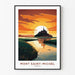 Vintage-Poster vom Mont Saint-Michel