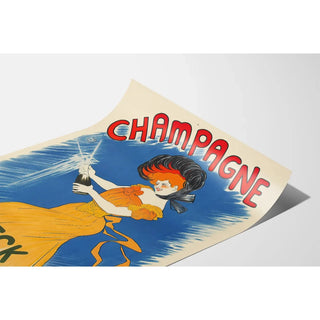 Affiche publicitaire vintage - Champagne Delbeck