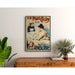Vintage Werbeplakat - Verkauf von Blanc