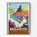Vintage-Reise-Poster - Besançon