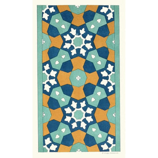 Afghan Boundary Commission - 18 plates of ornamental tiles from the Afghan Boundary Commission Pl 01.webp